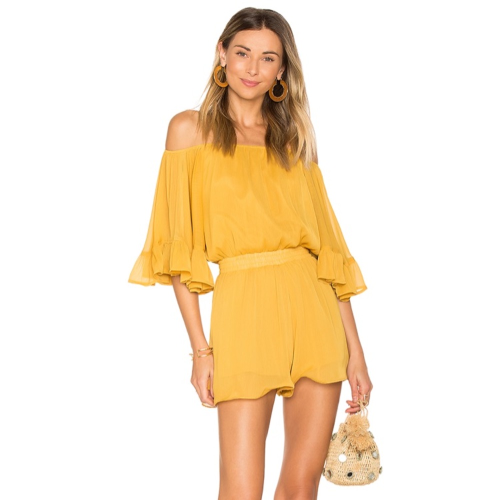 🌺 HOST PICK Endless Rose Yellow Romper